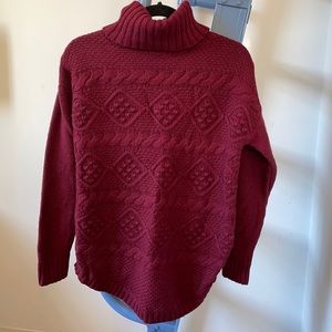 Chunky turtleneck sweater